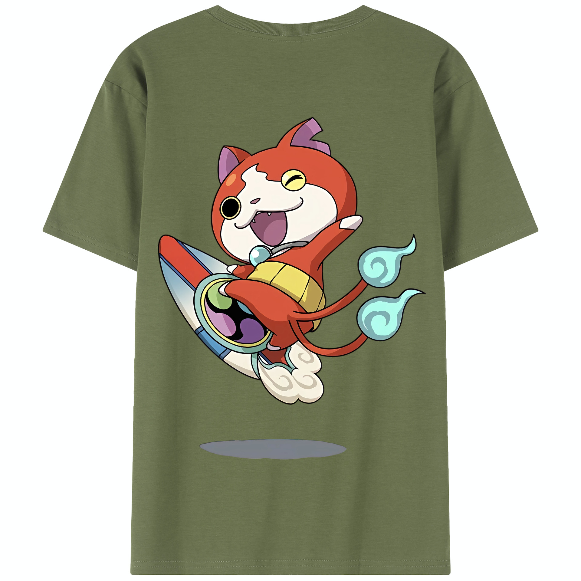 （画像用） 妖怪ウォッチ Yo-kai Watch 綿100％半袖Tシャツ（背面プリント）